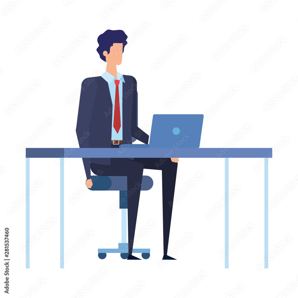 elegant businessman worker in the office scene elegant businessman worker in the office scene