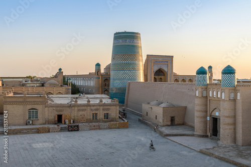 Exterior view of historic monuments with Kalta minor Minaret photo