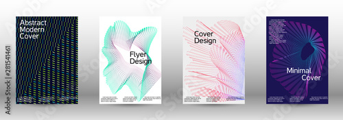 Cover design template set 