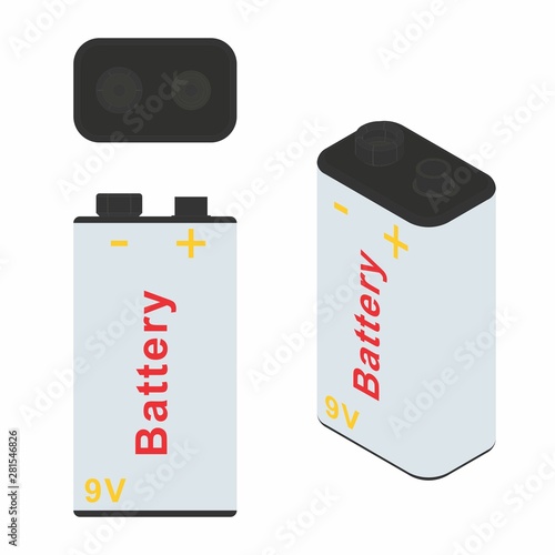 Traditional Battery 9V.