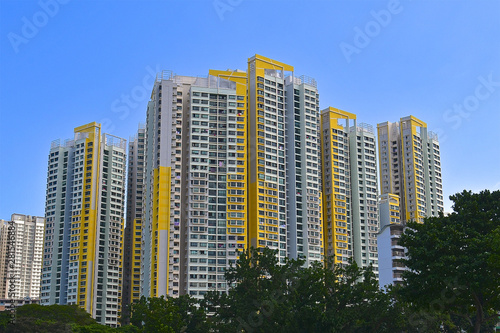 Photography Government housing blocks.