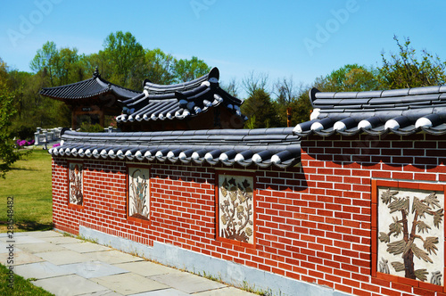 Photography Part of Korean Bell Garden at Meadowlark Botanical Gardens in Vienna, Virginia