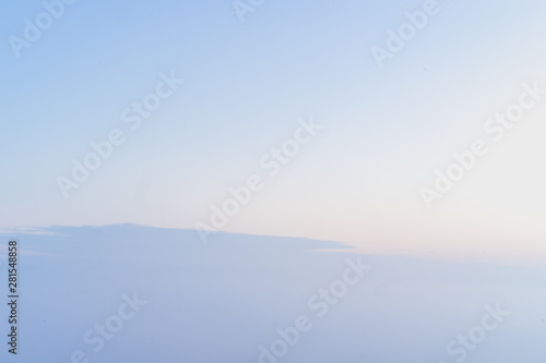 Fototapeta Naklejka Na Ścianę i Meble -  Lightly colored blue sky
