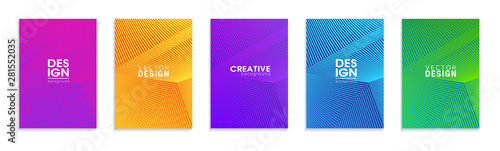 Minimal covers design. Colorful halftone gradients.background modern template design for web. Cool gradients. Future geometric patterns. Eps10
