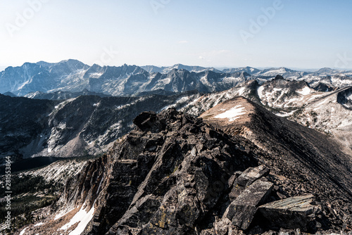 The beautiful Bitterroot Mountains of Montana. photo