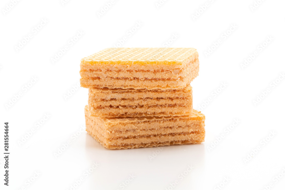 wafer biscuit with orange cream wafer biscuit with orange cream