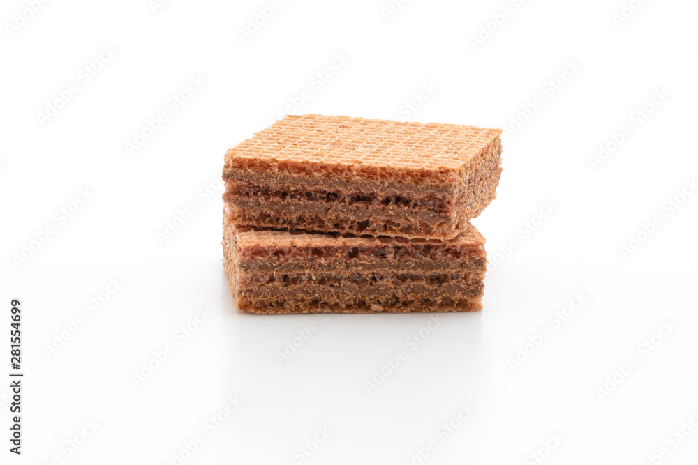 wafer biscuit with chocolate cream wafer biscuit with chocolate cream