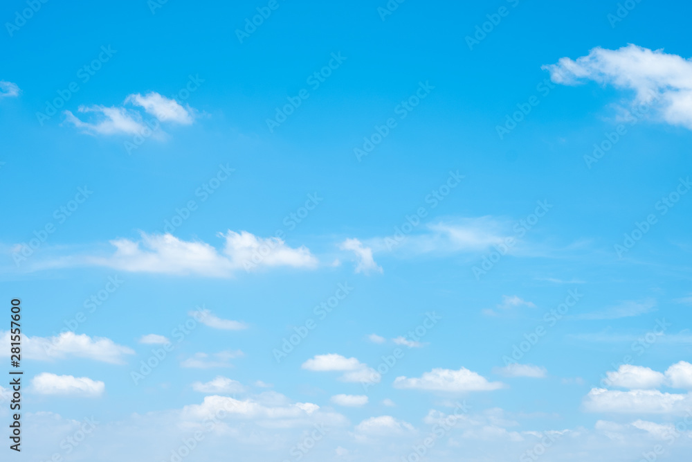 Beautiful blue sky clouds for background. Blue sky.
