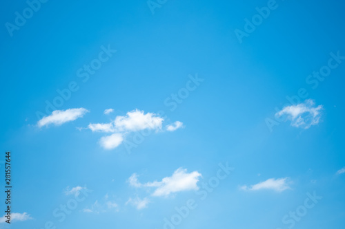 Beautiful blue sky clouds for background. Blue sky.