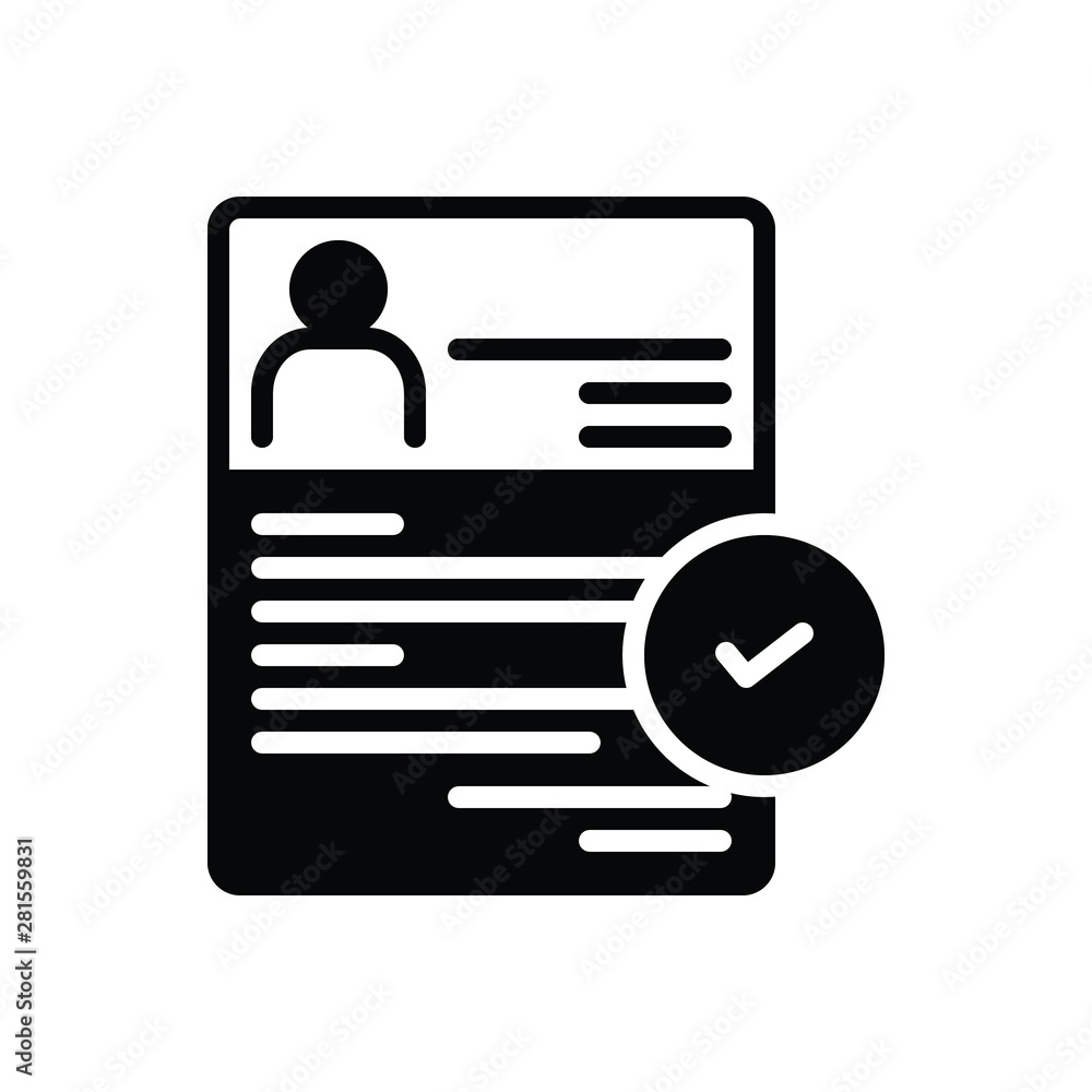 Black solid icon for recruitment Black solid icon for recruitment