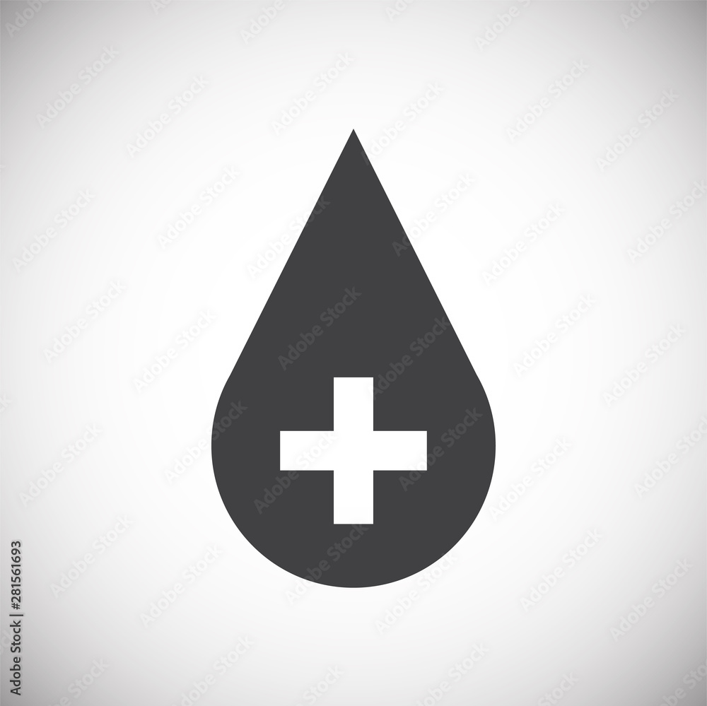 Blood donation related icon on background for graphic and web design. Simple illustration. Internet concept symbol for website button or mobile app. Blood donation related icon on background for graphic and web design. Simple illustration. Internet concept symbol for website button or mobile app.