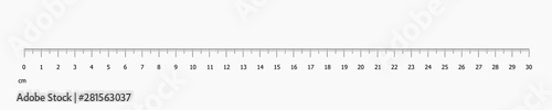 Ruler scale vector illustration