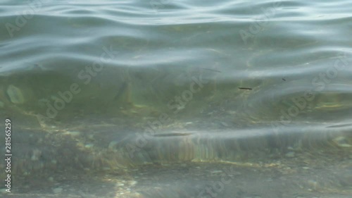 Sea watter calm waves