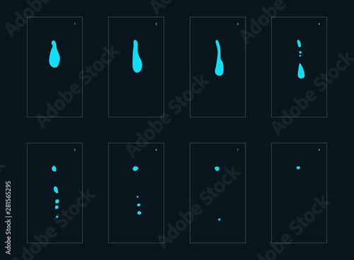 water drop game sprites