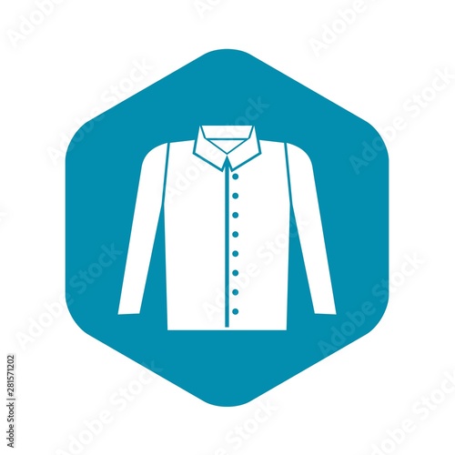 Shirt icon. Simple illustration of shirt vector icon for web