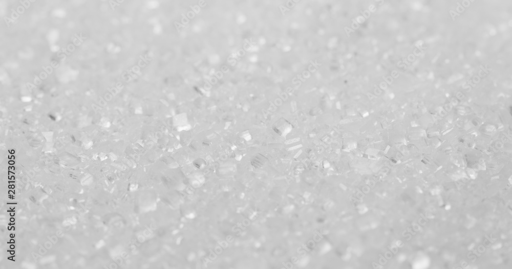 Pile of sugar in white Pile of sugar in white
