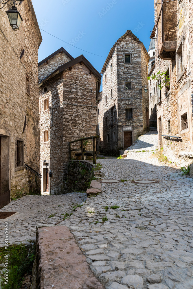 The village of Casso / Cellina valley
