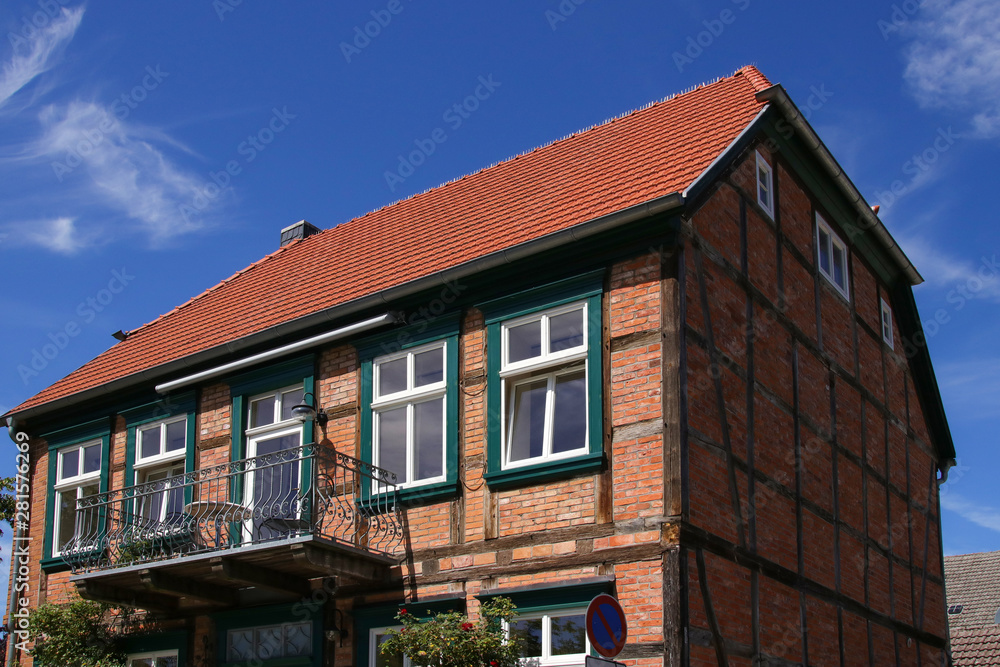 Historical architecture of the holiday destination Plau on lake (Plau am See), Mecklenburg Lake Plateau, Germany Historical architecture of the holiday destination Plau on lake (Plau am See), Mecklenburg Lake Plateau, Germany