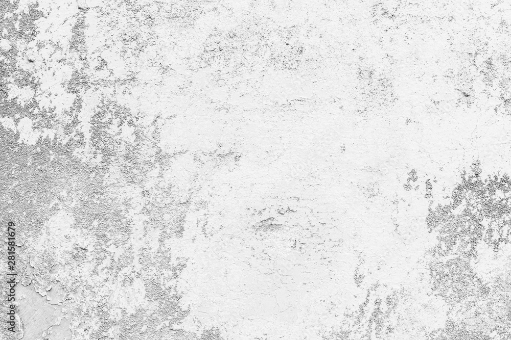 Fototapeta premium Modern grey paint limestone texture background in white light seam home wall paper. Back flat subway concrete stone table floor concept surreal granite quarry stucco surface background grunge pattern.