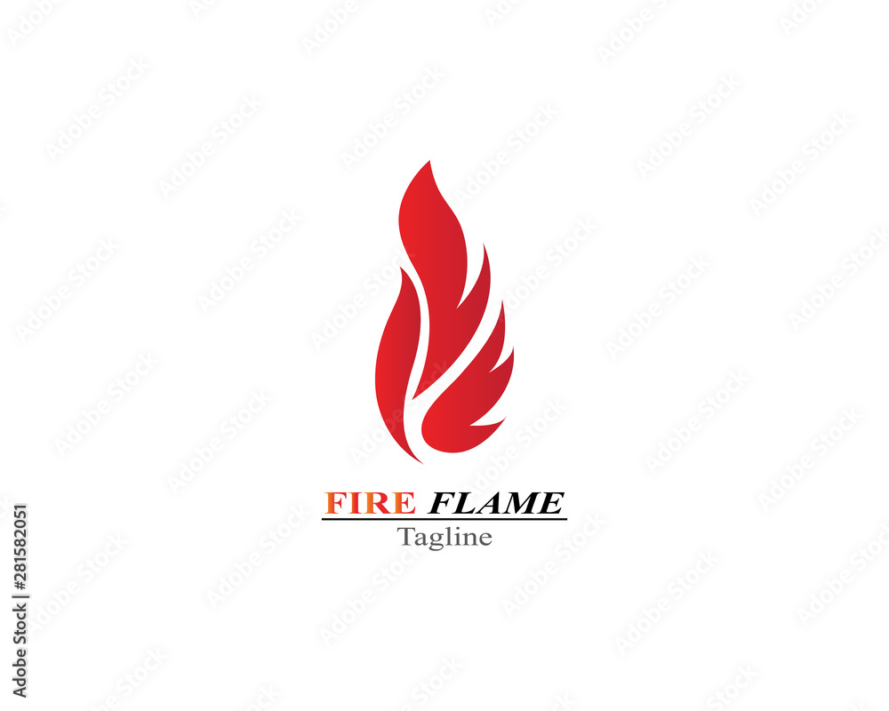 Fire Flame burn logo template Fire Flame burn logo template