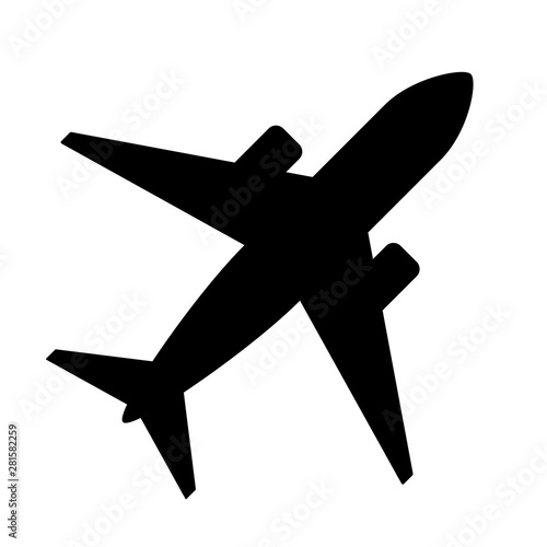 Plane icon vector