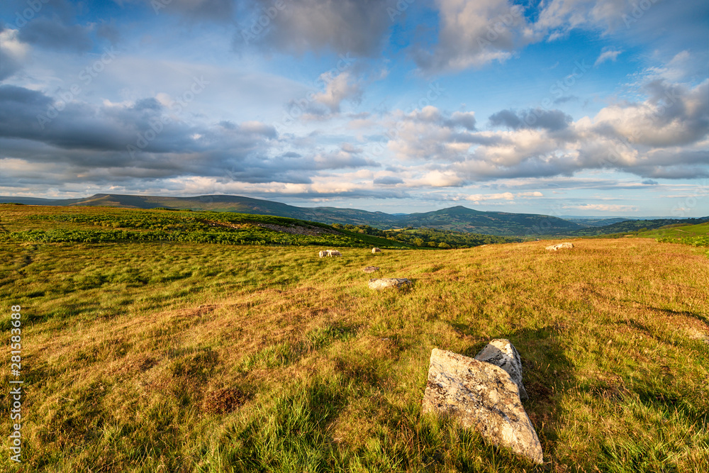 Wild moorland near Llangattock in the Brecon Beacons Wild moorland near Llangattock in the Brecon Beacons