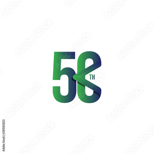 Free Download 50 Th Anniversary Celebration Vector Template Design Illustration - GFXLoad