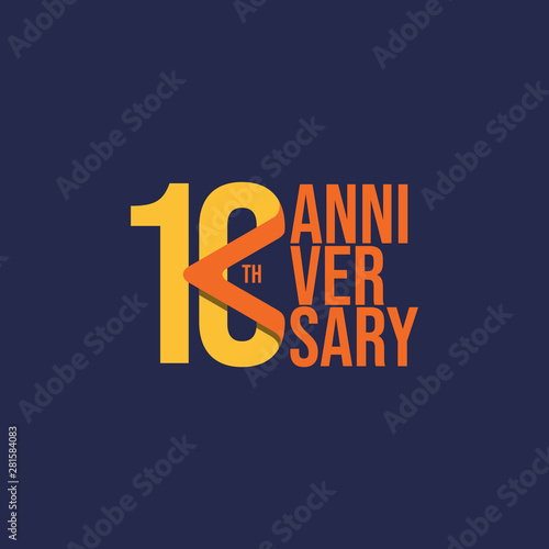 10 Th Anniversary Celebration Vector Template Design Illustration