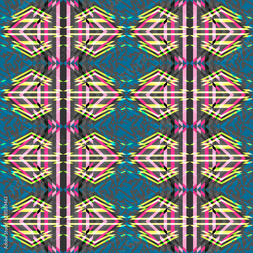 abstract geometric seamless pattern grunge texture