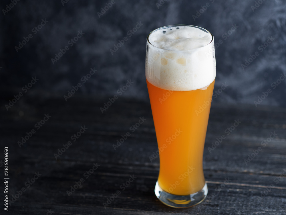 Craft beer is a sour ale with mango