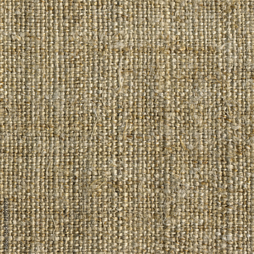 Close up of pure linen canvas texture