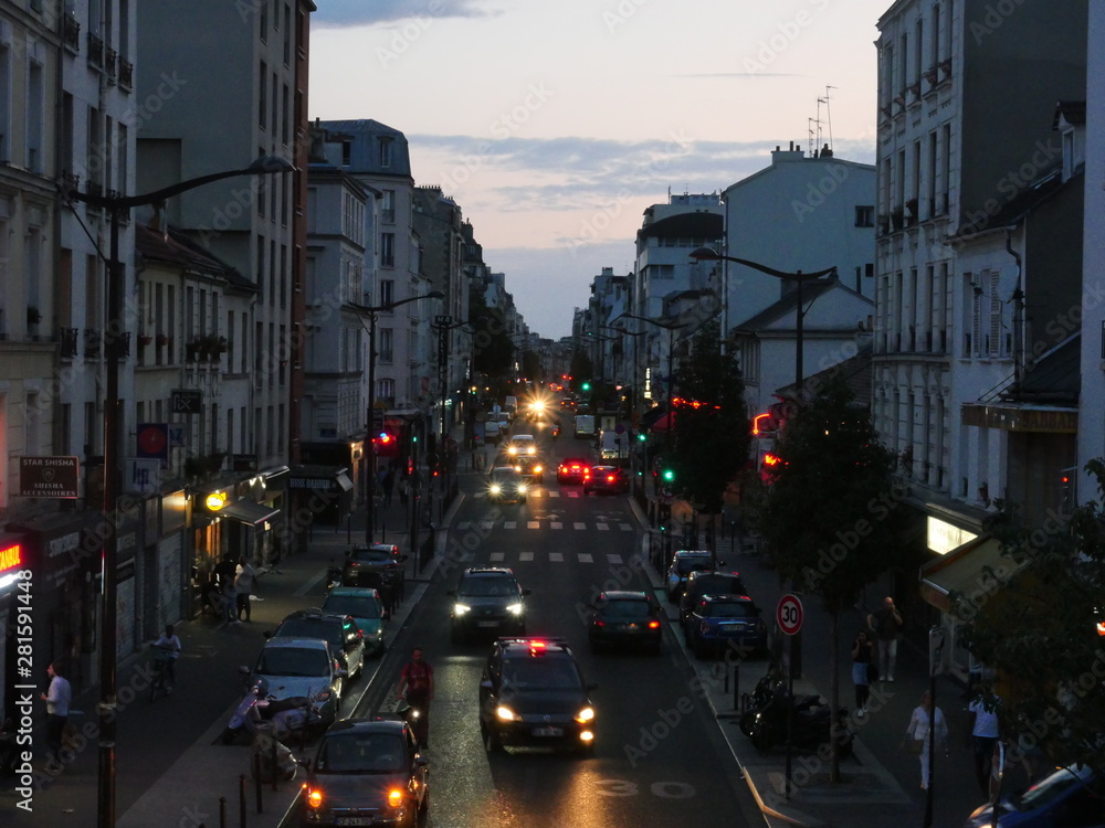 Obraz premium Rue de Paris