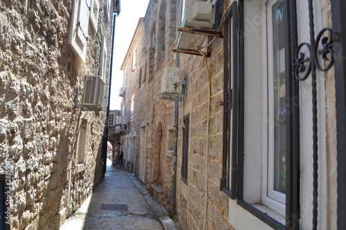 narrow streets of old city