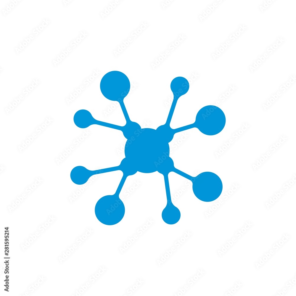 molecule logo vector molecule logo vector
