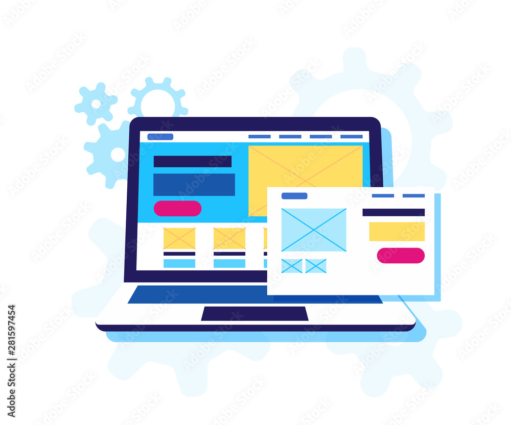 Web design vector website template for UX,UI Web design vector website template for UX,UI