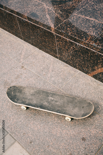 Worn Skateboard photo