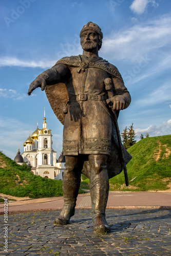 Dmitrov, Russia - JULY 26, 2019: Elizabethan Church of the Dmitrov Kremlin