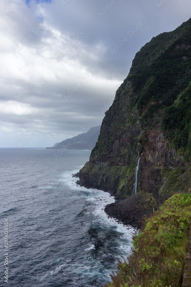 Views from Miradouro do Véu da Noiva in Madeira (Portugal)