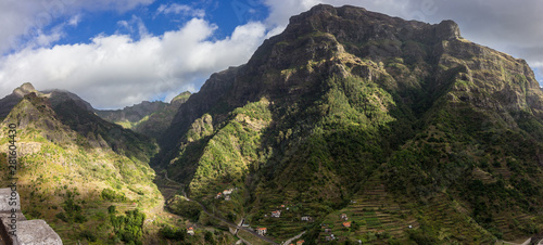 Views from Miradouro da Encumeada in Madeira (Portugal)
