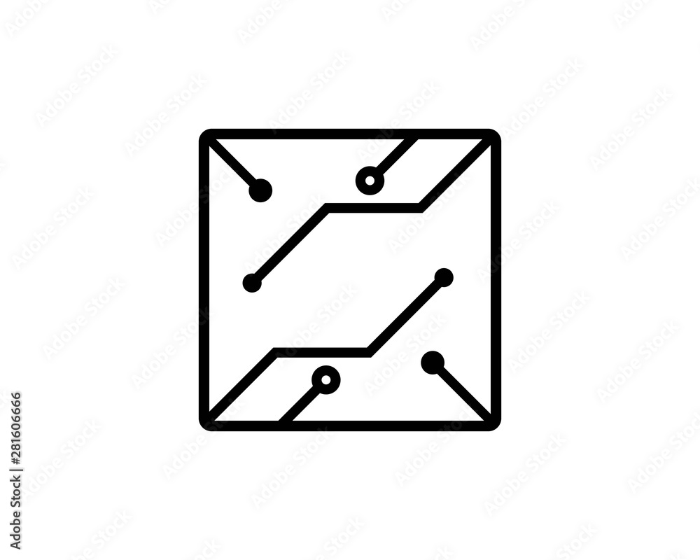 circuit board line,cpu,chip icon logo illustration vector circuit board line,cpu,chip icon logo illustration vector