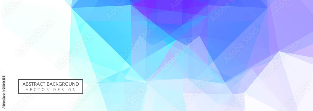 Abstract colorful polygon banner template background Abstract colorful polygon banner template background