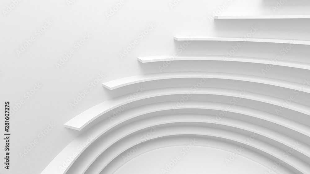 Obraz premium Abstract Technology Background. Minimal Architecture Design