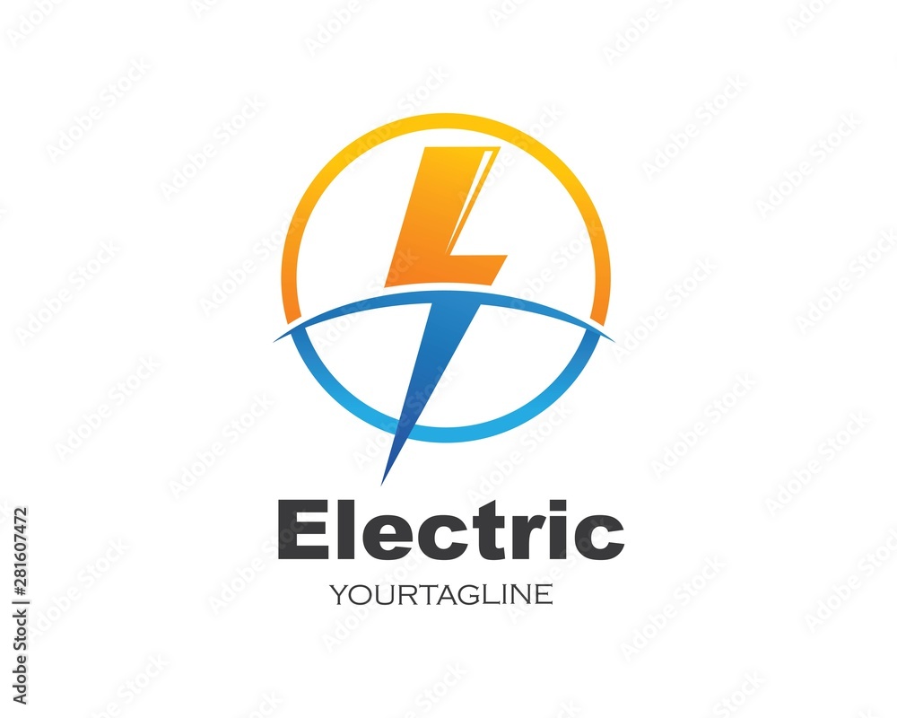 flash power thunder illustration vector flash power thunder illustration vector