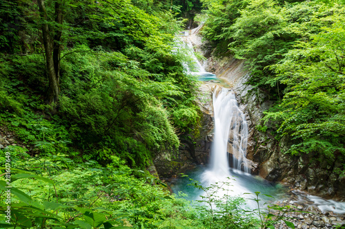 西沢渓谷　七ツ釜五段の滝
