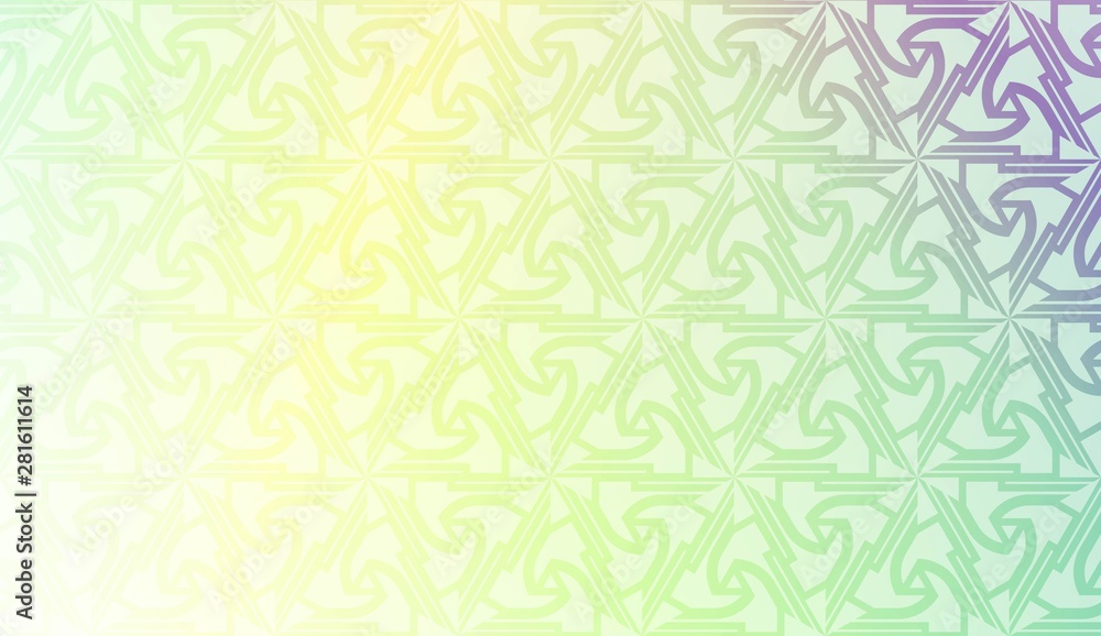 Geometric pattern with Blur Sweet Dreamy Gradient Color Background. For Your Graphic Invitation Card, Poster, Brochure. Vector Illustration. Geometric pattern with Blur Sweet Dreamy Gradient Color Background. For Your Graphic Invitation Card, Poster, Brochure. Vector Illustration.