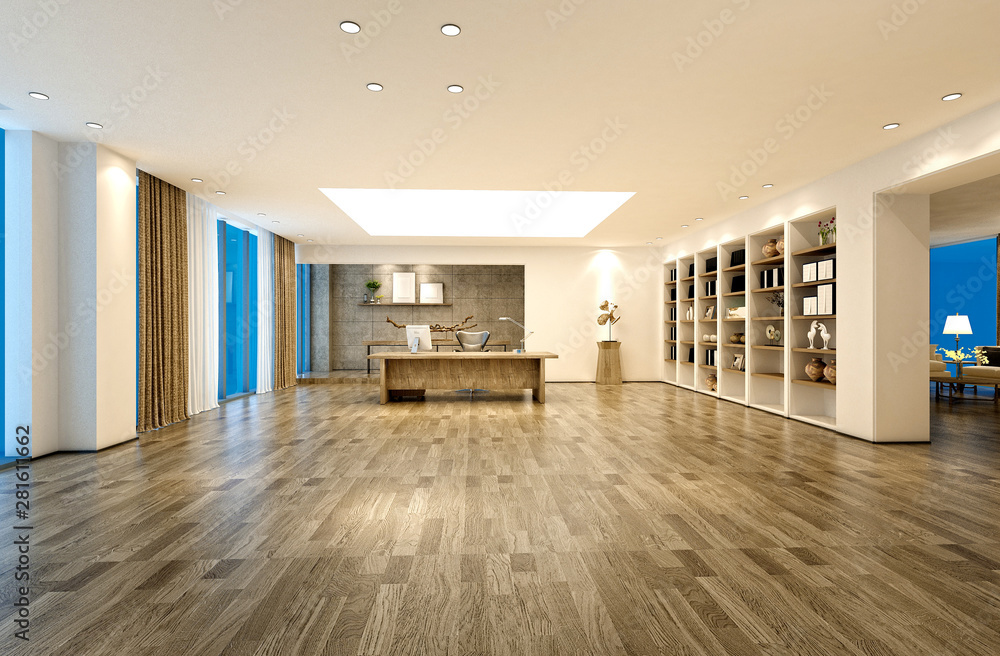 Obraz premium 3d render of modern office
