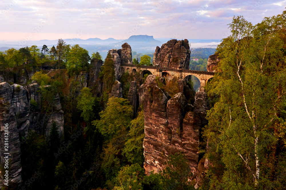 rocky countryside in saxony Bastei rocky countryside in saxony Bastei
