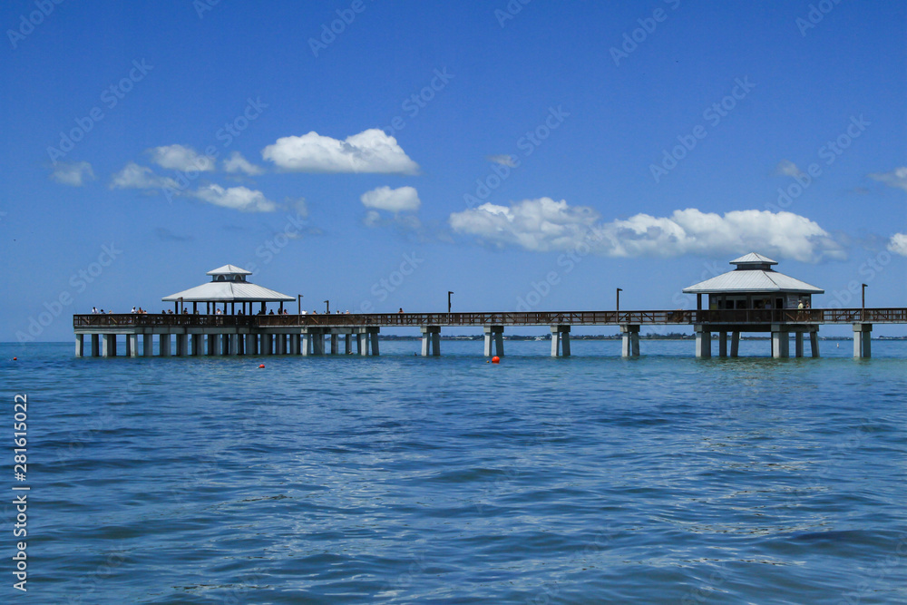 Obraz premium Fort Myers Beach Pier (Golfküste, Florida)