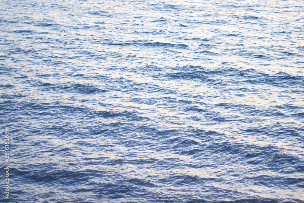 background of blue ocean waves