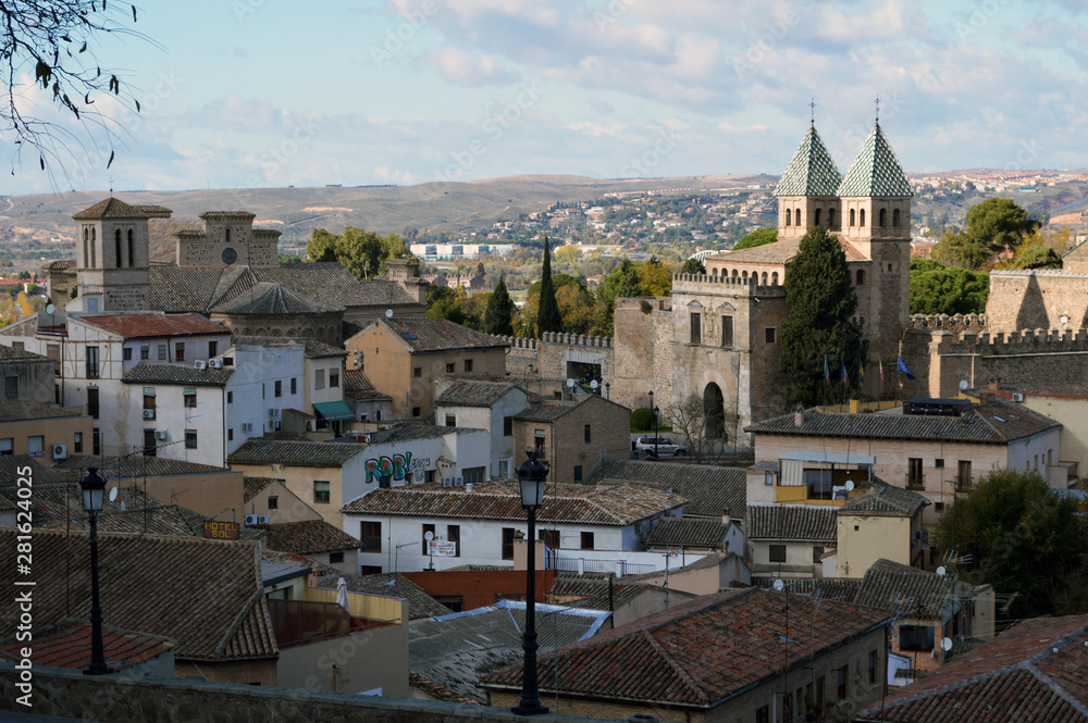 View of the historic old town of Toledo.